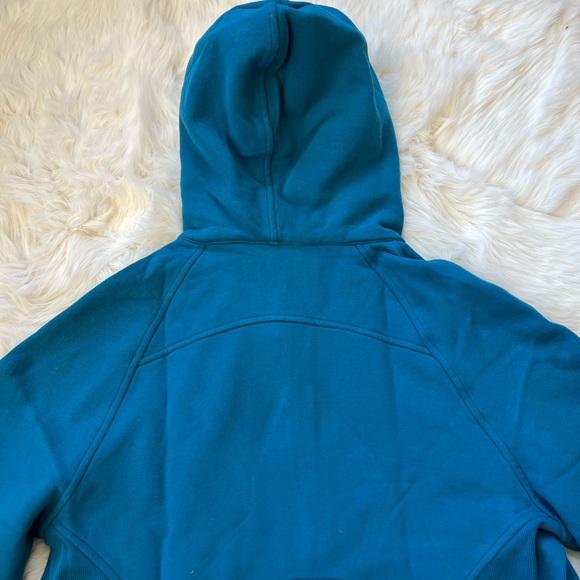 NWT Scuba Oversized 1/2 Zip Hoodie Color Capri - Picture 7 of 11